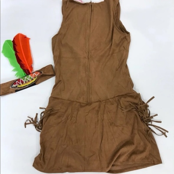 Queen Of The Tribe Adult Costume Small - Picture 4 of 4